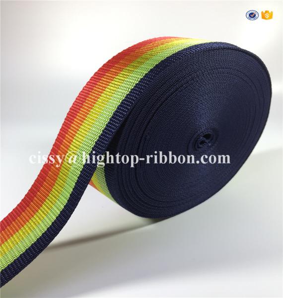 PP woven webbing for bags,woven colored pp webbing for shoulder bag,hight quality,refelective,stock webbing