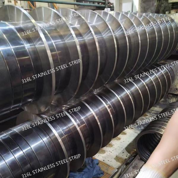 Precisión 316L de acero inoxidable de la franja laminado en frío recocido en escabeche