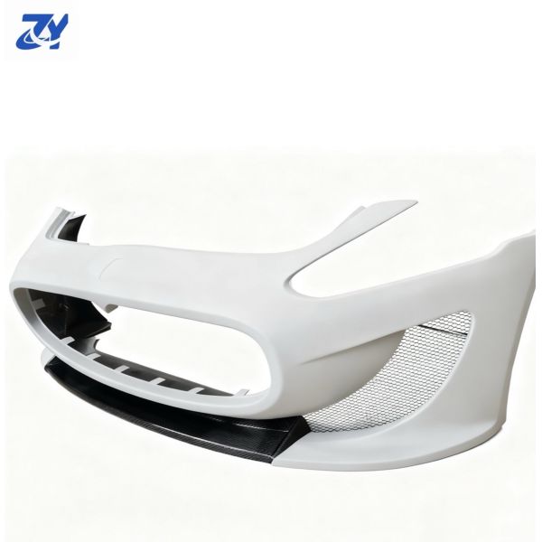 Suitable for Maserati GT GC GTS Modified DMC Front bar Semi-carbon Fiber Front Face Front Bumper Large Enclosure