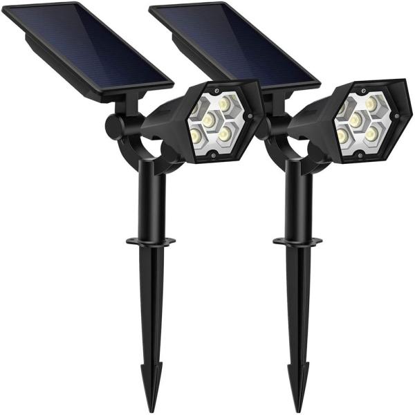 3.7V 2600mAh conduziu a lâmpada integrada solar, luzes solares ajustáveis de 315mm