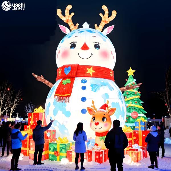 Large-scale Christmas Outdoor LED Lighting Installation