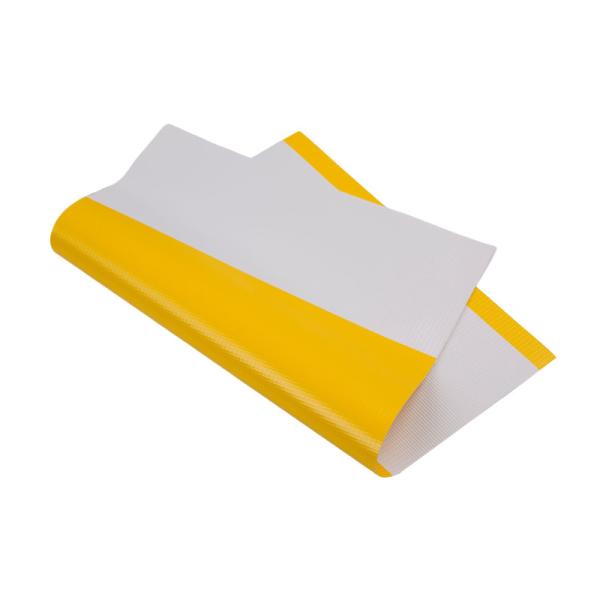 Colorful Stripes Polyester Fabric PVC Striped Tarpaulin 500DX500D 18X12 500G
