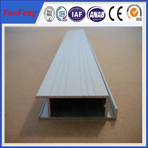 extruded aluminum rail price, aluminium profiles frame with painting(powder coating)