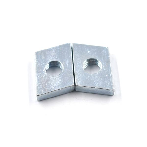 Custom-made Galvanized Square Mild Steel Nuts M6 carbon steel nuts