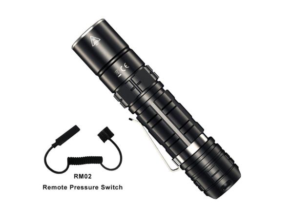 LED Black Sand Yellow 50000h Waterproof Tactical Flashlight