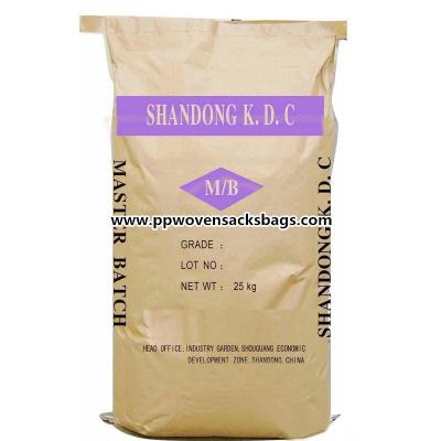 Custom made Multiwall Paper Bags , Laminated Woven Polypropylene Sacks for Garden Seeds