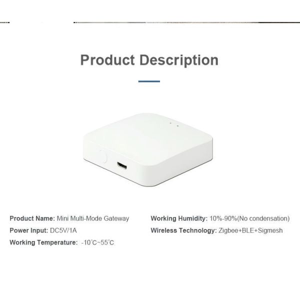 Tuya BLE Mesh Gateway Zigbee Hub Devices Multimode OEM