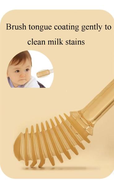 Baby Toothbrush Baby Toothbrush Oral Cleaning Toothbrush Soft Fur Tongue Coating Toothbrush