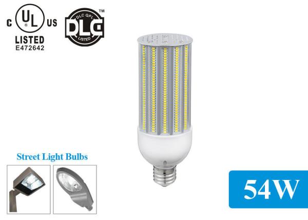 Waterproof IP65 54W LED Street Light Bulbs , Led Corn Light E40 / E39 PF>0.9 Ra>80