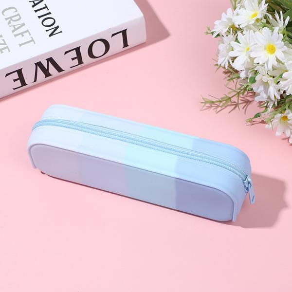 Силиконовый карандашный носитель без BPA Большая долговечность для школьных принадлежностей