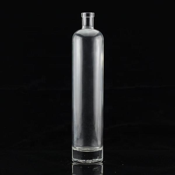 300 ml garrafa de vidro de óleo de cozinha de forma fina e vazia personalizada para uso industrial