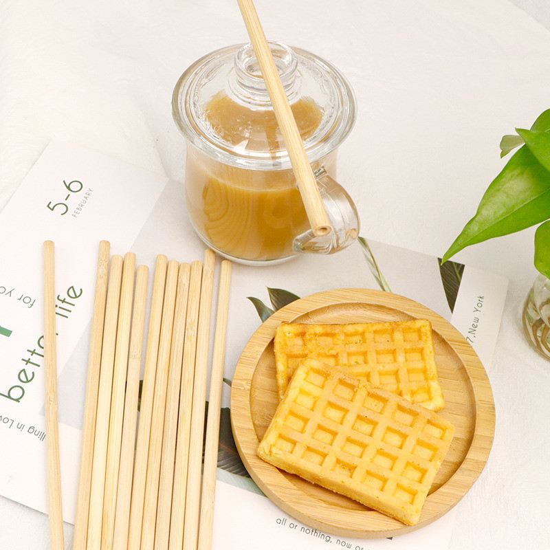 Shipping Cost Reusable Organic Bamboo Fiber Drinking Straw for Hot/Cold Beverage