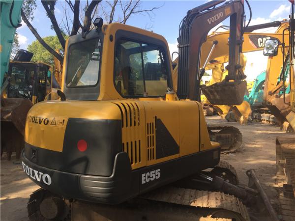 Used VOLVO EC55 Crawler Excavator  4TNE94-SM engine 5T weight  with Original Paint