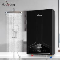 Écran LCD Chauffe-eau à gaz utilisant la technologie de l'échangeur de chaleur en cuivre sans oxygène pour le commerce
