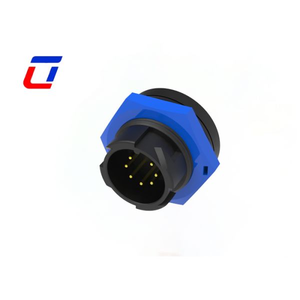 CE Certified M19 7Pin Outdoor Waterproof Connector LED Control IP67 Molded Cable Connectors 