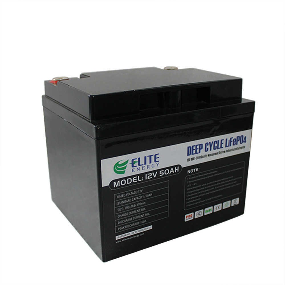 Блок батарей случая 12V 50Ah LiFePO4 ABS с функцией Bluetooth