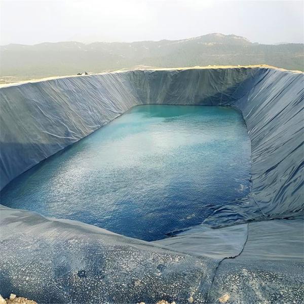 Liner de lago preto 0,5 mm Liner de HDPE para purificação de resíduos Estilo de lago Design moderno