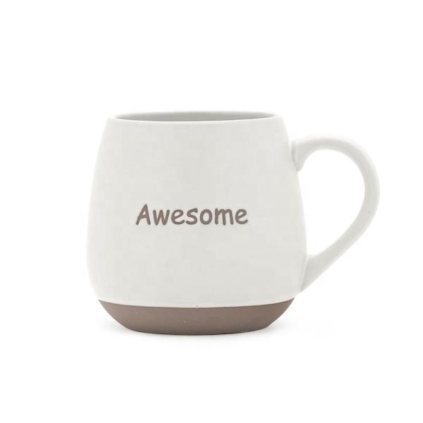 Stoneware nuevo diseño elemento único con las palabras inspiradoras