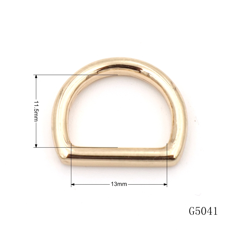 Quality Small Metal D Ring Buckle 13mm Metal Key Chain Ring Connector Adjust Buckle 