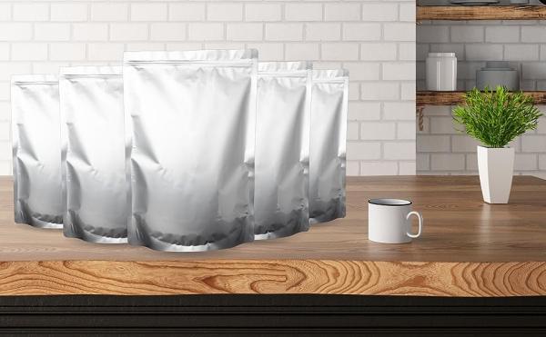 Resealable Smell Proof Aluminum Foil Heavy Duty Mylar Bags Food Storage Bags Mylar 5 Mil Thick Large Mylar Bags