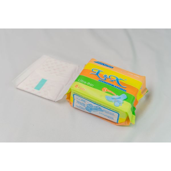 Quick Absorbency Women Sanitary Napkins With Wings Breathable Menstrual Pads