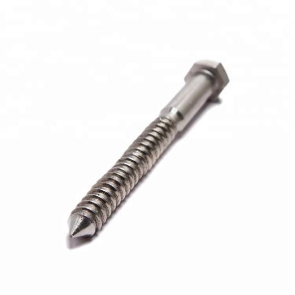 DIN 571 Hexagon Head Wood Screws 316L Stainless Steel Coach Screws