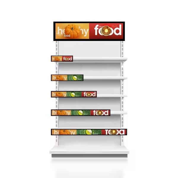 Stretched 37 LCD Daylight Readable Monitor LCD UHD 4k Screen Signage For Advertising