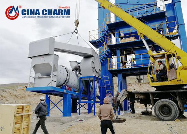 tipo estacionário do rum do equipamento de construção de estradas da planta do asfalto 500kw