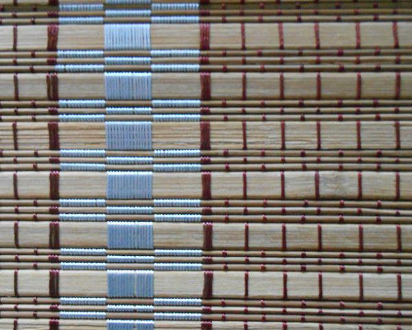 Elegant Bamboo Vertical Blinds , Roman Outdoor Bamboo Shades Beautiful Pattern