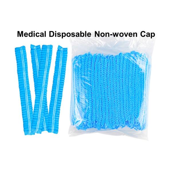 Не сплетенная устранимая крышка толпы, голубые устранимые медицинские крышки