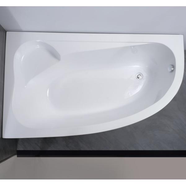 Acrylic Bathtub Rectangle Shape with Optional Legs Structurer and Simple Drop in Design