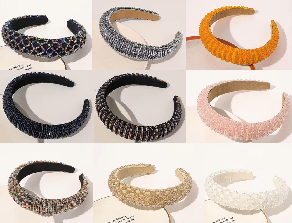 Baroque Crystal Diamond Headband With Dazzling Rhinestone