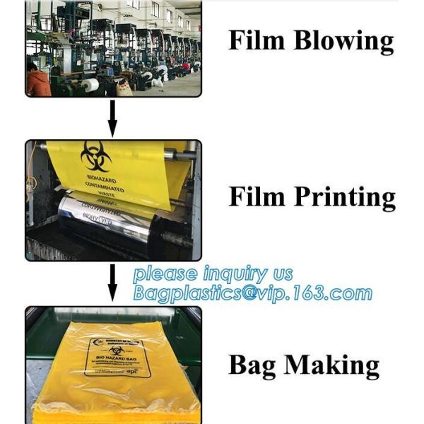 PE asbestos waste bags, Disposal Plastic Bag for Construction Waste, rubbish bag for asbestos fibers, bagplastics, bagea