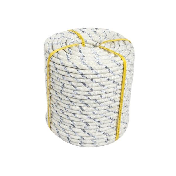 80Ft Diamond Braid Polypropylene Flag Halyard Rope Shock Absorption 5mm