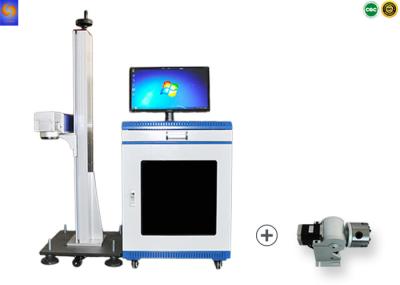 Desktop Optical Fiber 3D Laser Marking Machine 20w 30w Marking Name Code Bar Logo