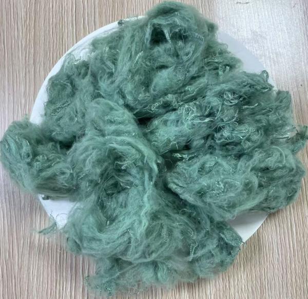 Colored Dope Dyed Polyester Fiber 1.5D 38mm High Tenacity