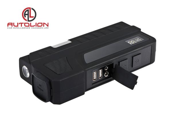 Portable Black Mini Car Jump Start Battery Pack AC DC Output /  Car Battery Booster
