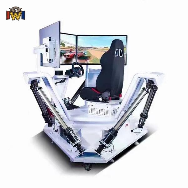VR 3 Screen Racing Simulator Triple Monitor Setup Sim Racing