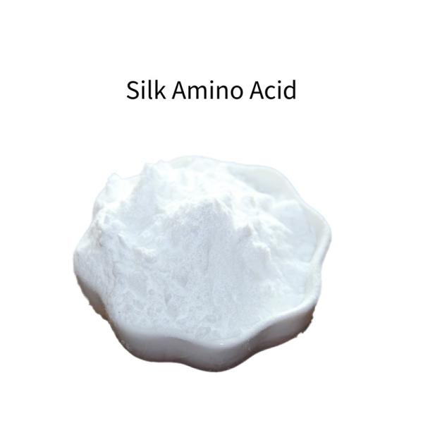 SAAs pH 5-7 Seda Aminoácido Branco Pó Proteína de Seda Para Cabelos Pele Corpo