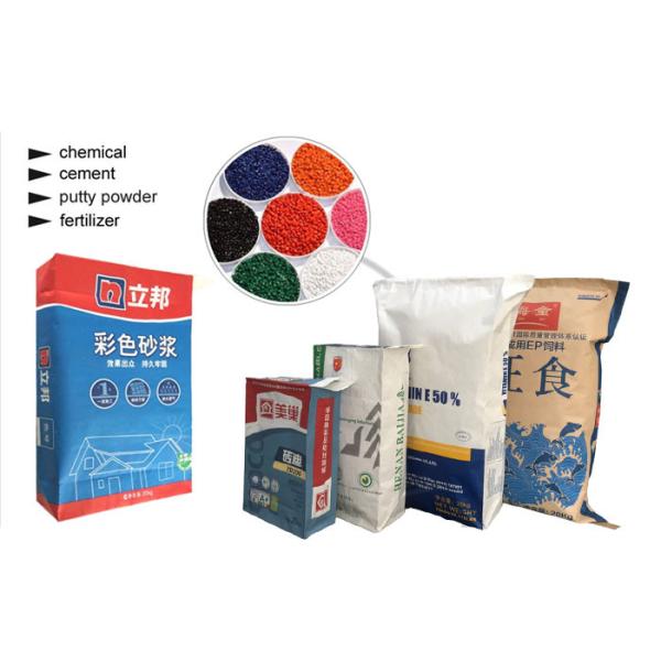 Brown naturel adapté aux besoins du client a collé la construction industrielle de sacs en papier de Multiwall de valve