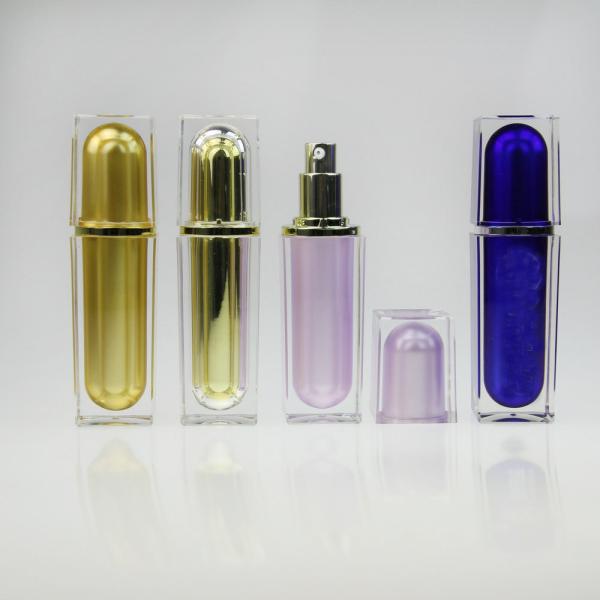 Cosmetic Airless Lotion Pump Bottle 15ml 30ml Screen Printing