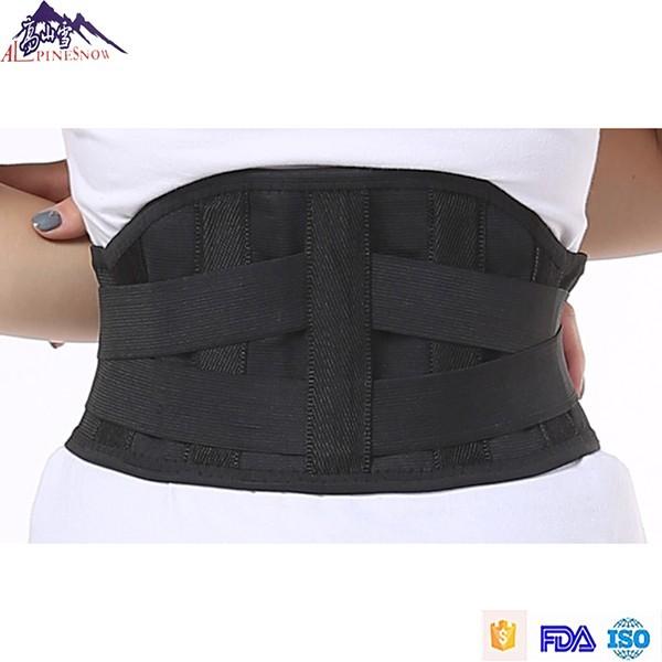 Tissu de soi-même passionné lombaire magnétique de Tourmaline de ceinture de soutien de la maladie de taille matériel