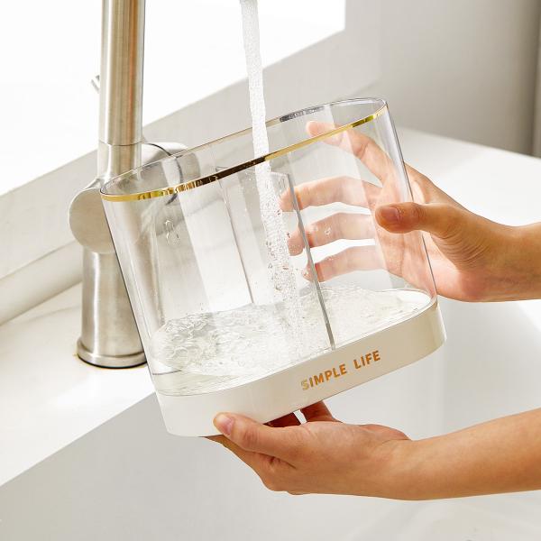 single grid and double grids Kitchen Spoon Fork Chopstick Storage Utensil Holder Organizer