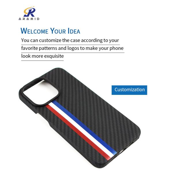 Случай Aramid дизайна предохранения от камеры доказательства удара полный на iPhone 13 Pro Макс