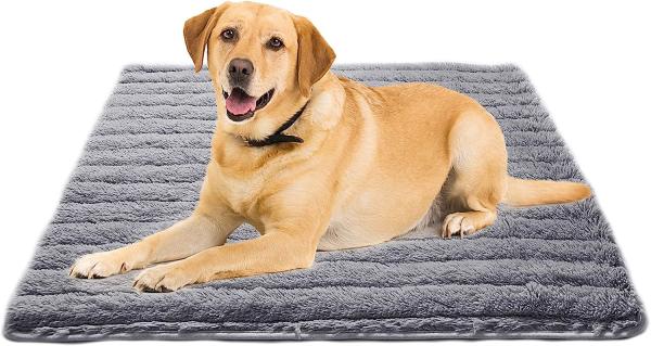 Self Warming Dog Bed Mat, Soft Plush Pet Sleeping Pad for Dog Cats, Winter Pet Blanket for Dog Bed, Couch, Sofa, Car