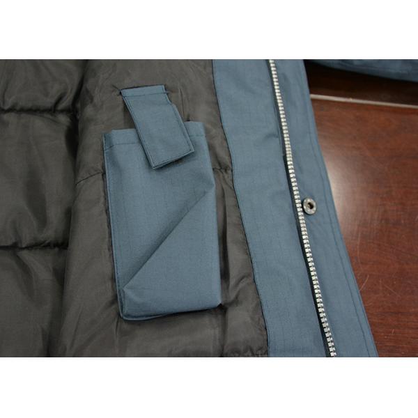 Custom Set Mens Long Work Coat , Construction Industrial Safety Clothing