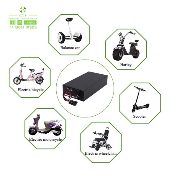 CTS OEM Lithium Solution -E-bike Battery 60Ah 72V 50Ah 48V Motorcycle Electric Wheelchairs E-Scooters