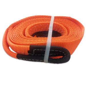 Recuperação de nylon Tow Strap With Hooks resistente do carro da emergência