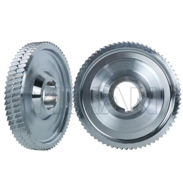 Ролик подачи запасных частей деревообрабатывающей машины Х20кс35мм стальной для КНК 4 бортовой Моулдер