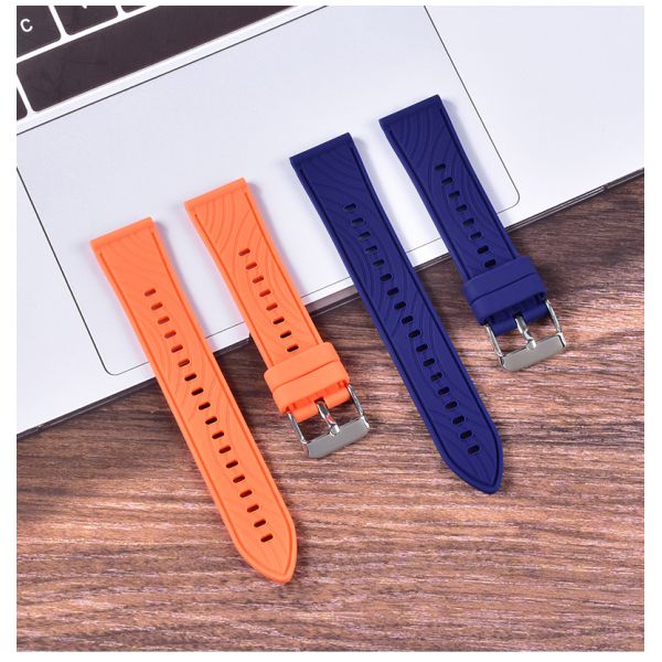 Elegant Curved Soft Silicone Watch Bands · Starting At .20 Each | Custom Logo Available - China Wholesaler SHX